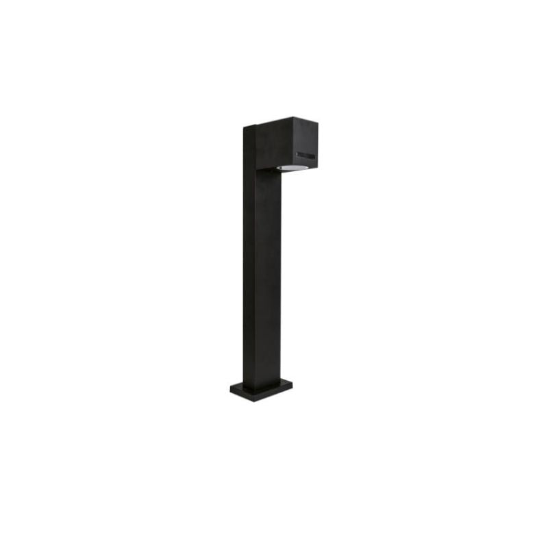 Borne de Jardin Noire 50cm IP54 pour Ampoule GU10