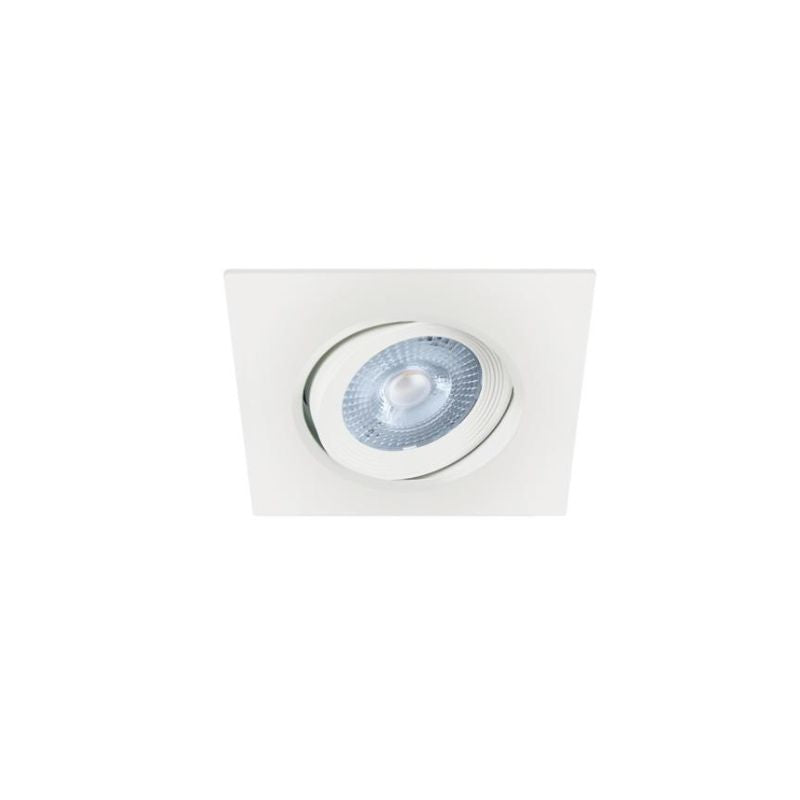 Spot LED Encastrable Orientable 5W Carré Blanc SMD