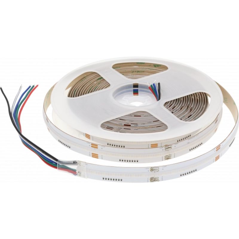 Ruban LED COB 24V DC 640LED/m RGBW 5m IP20