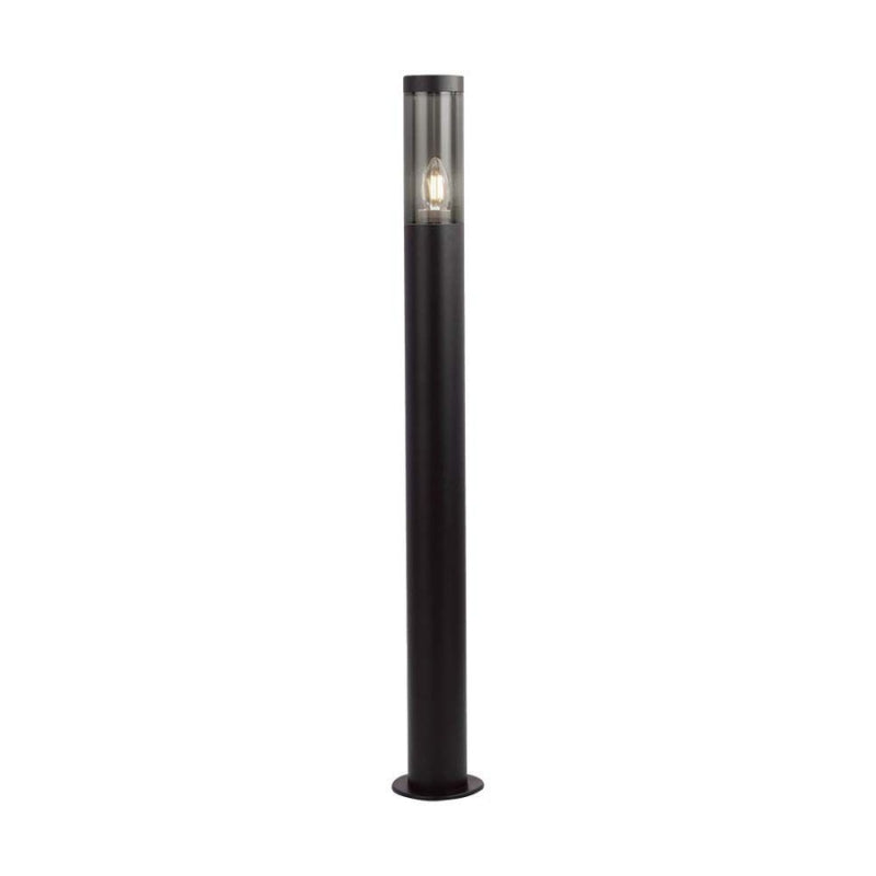 Borne de Jardin Noire IP44 100cm pour Ampoule E27