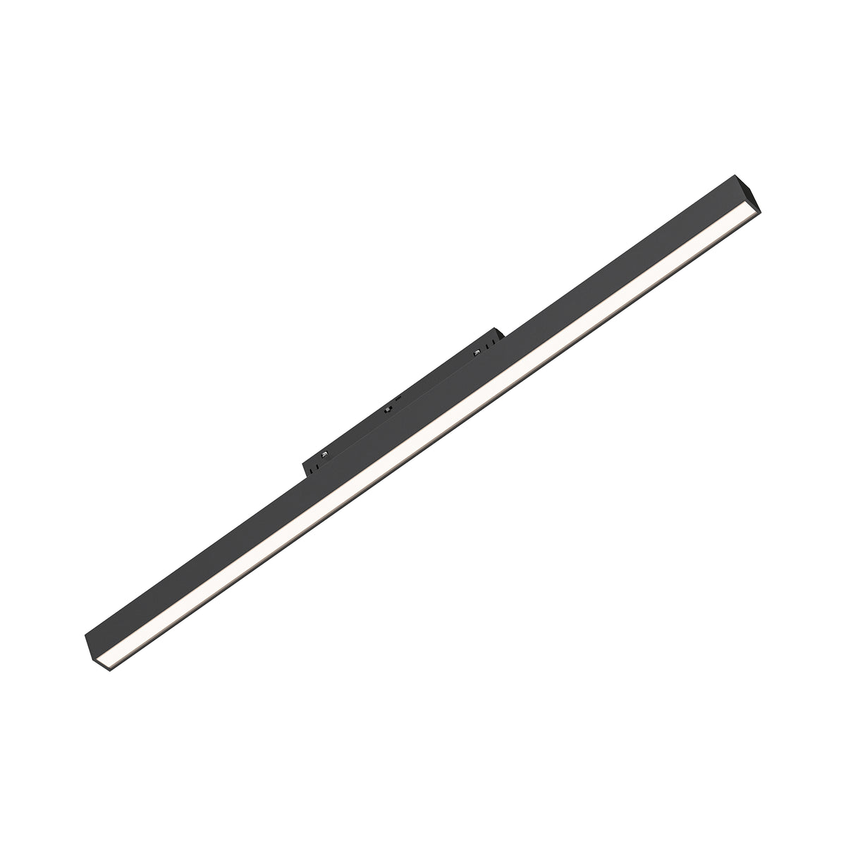 Linéaire LED Connecté Tuya 60cm 18W pour Rail Magnétique 48V Noir