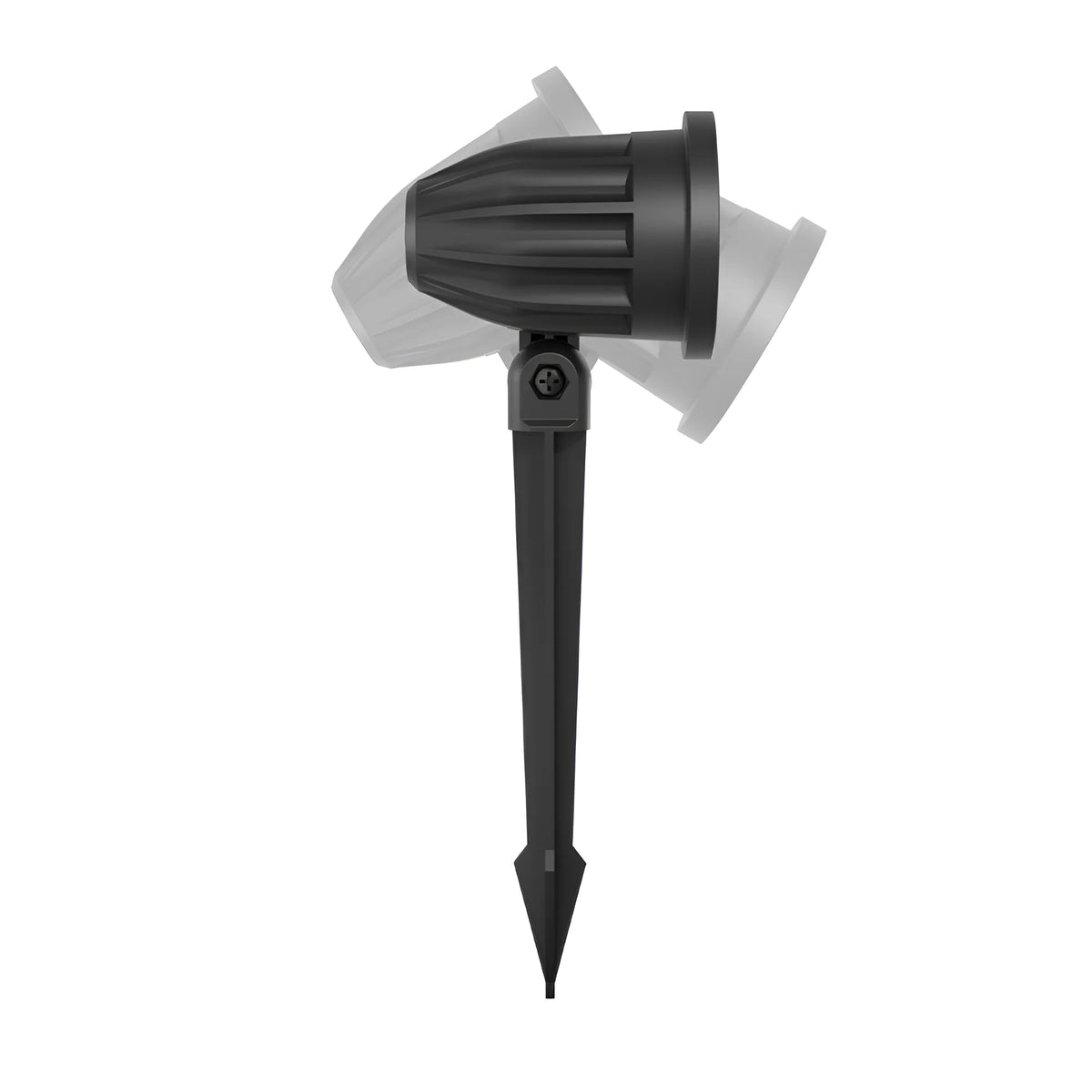 Spot à Piquer 7W 19,5cm IP65 Classe II Noir