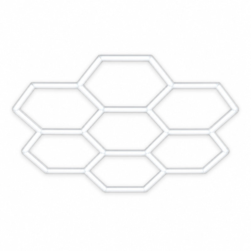 Kit Éclairage Ruche 7 Hexagones 195W 110lm/W