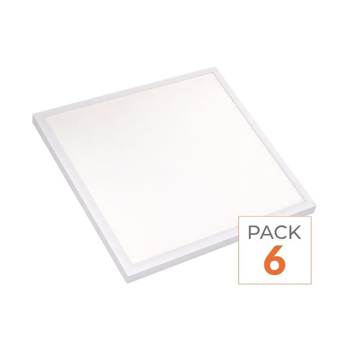 Panneau LED CCT 60x60cm BLANC 48W - 3000K/4000K/6000K (Pack de 6)