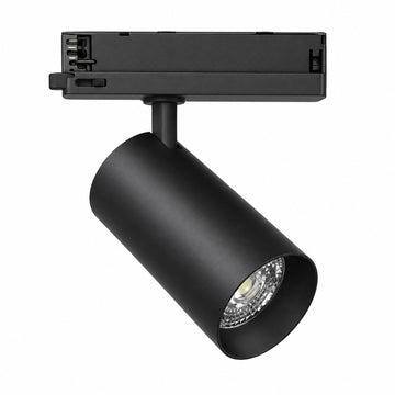 Spot LED sur Rail COB Triphasé 20W 36° Noir - Garantie 5 ans