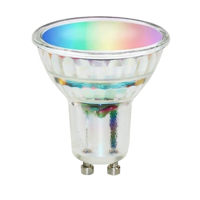 Ampoule LED Connectée Wifi GU10 4.5W RGBW (Pack de 10) - Silamp France