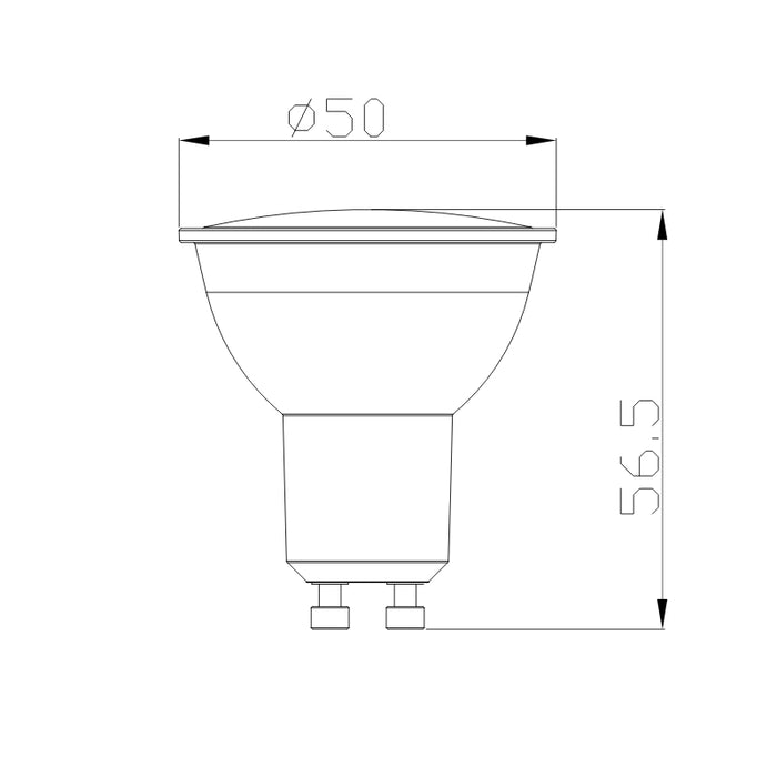 Ampoule LED Connectée Wifi GU10 4.5W RGBW (Pack de 10) - Silamp France