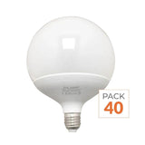 Ampoule LED E27 12W 220V G95 300° Globe - Pack de 40