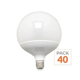 Pack de 40 - Ampoule LED E27 25W 220V G140 300° Globe