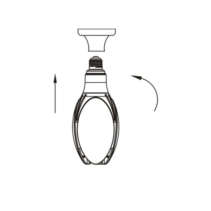 Ampoule LED E27 50W 220V SMD2835