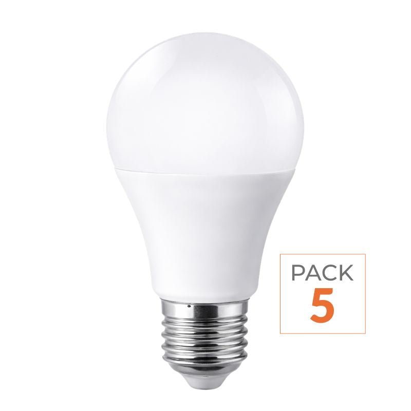 Ampoule LED E27 5W 220V RGBW (Pack de 5) - Silamp France