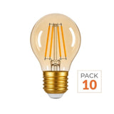 Ampoule LED E27 Filament 4W G45 240° Dimmable (Pack de 10)