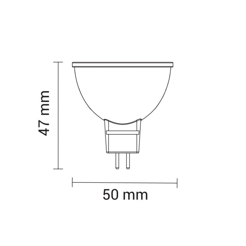 Ampoule LED GU5.3 / MR16 12V 7W 110° - Silamp France