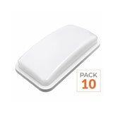 Pack de 10 - Applique LED Murale 20W Rectangulaire IP65