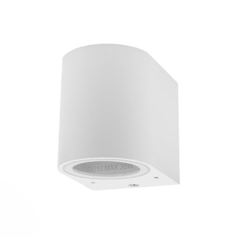 Applique Murale Blanche LED IP44 pour Ampoule GU10 - Silamp France