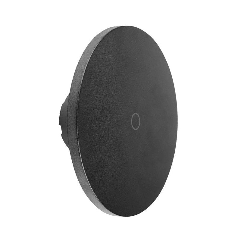 Applique Murale LED 12W CCT Disque Noir IP65 - Silamp France