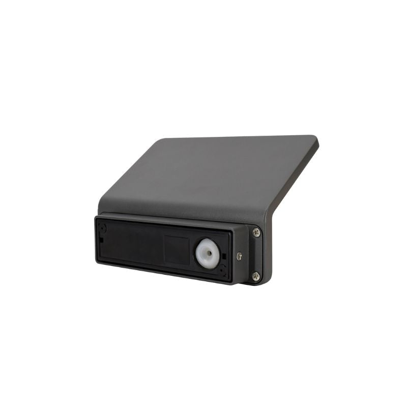 Applique Murale LED Extérieure Incurvée 9W Graphite Grise IP65 - Silamp France