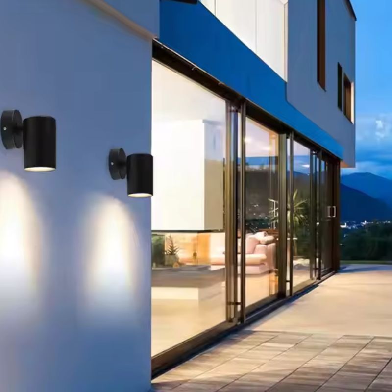 Applique murale LED Noire IP65 GU10 (Pack de 10) - Silamp France
