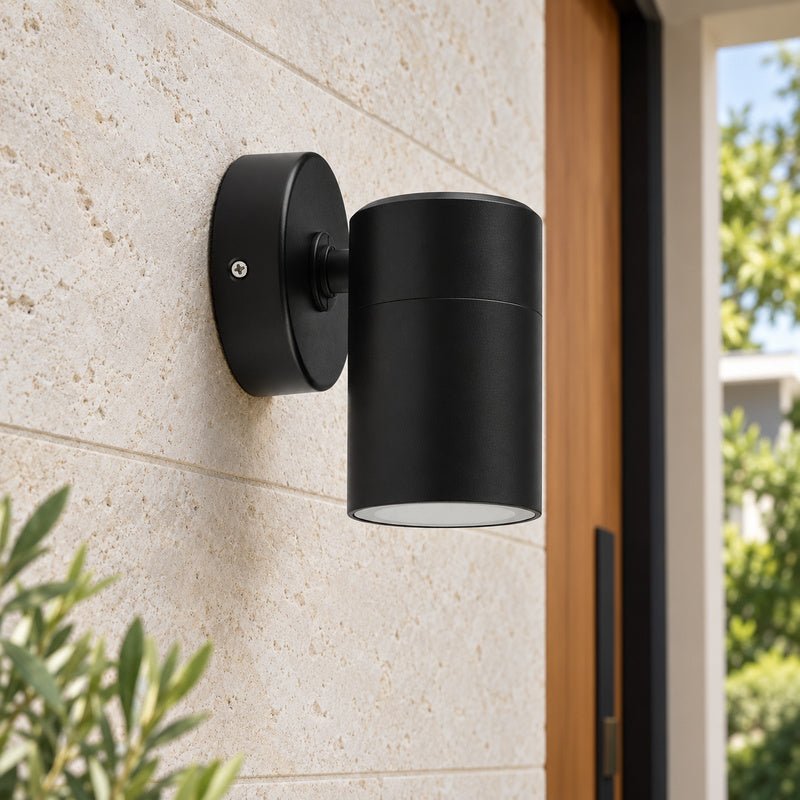 Applique murale LED Noire IP65 GU10 - Pack de 10 - Silamp France