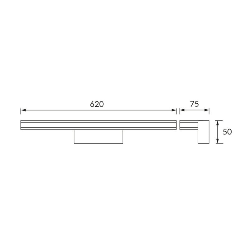 Applique Murale LED SMD 14W IP44 Chrome - Silamp France
