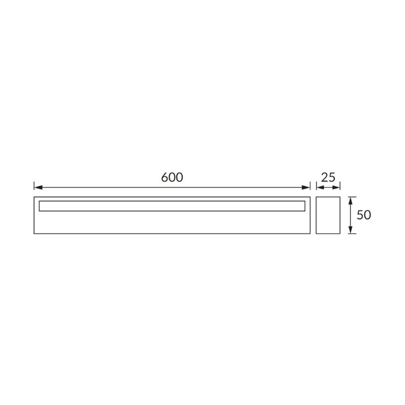 Applique Murale LED SMD 14W IP44 Noir - Silamp France