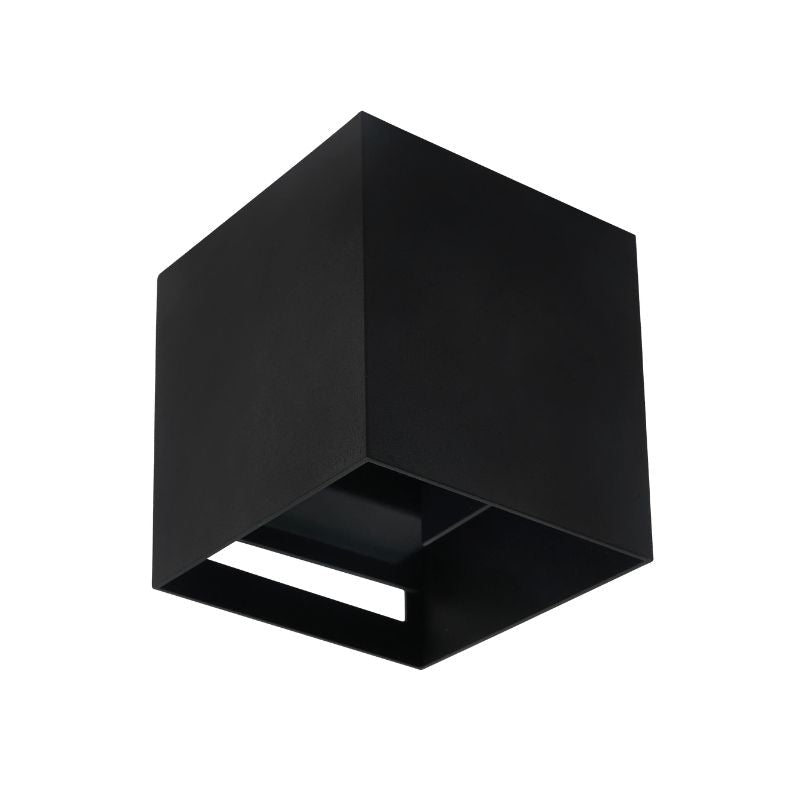 Applique Murale Noire IP65 Cube pour Ampoule G9 - Silamp France
