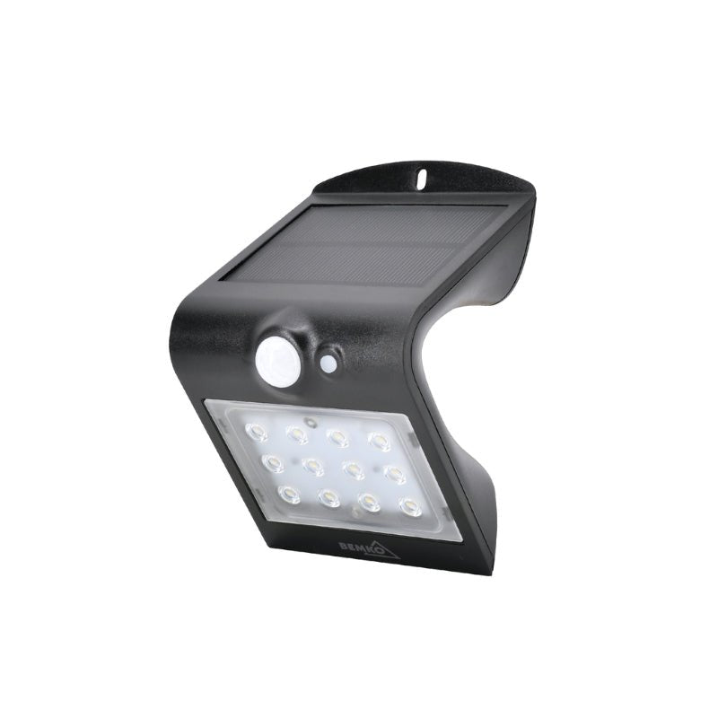 Applique Murale Solaire LED 1.5W IP65 220lm avec Détecteur de Mouvement - Silamp France