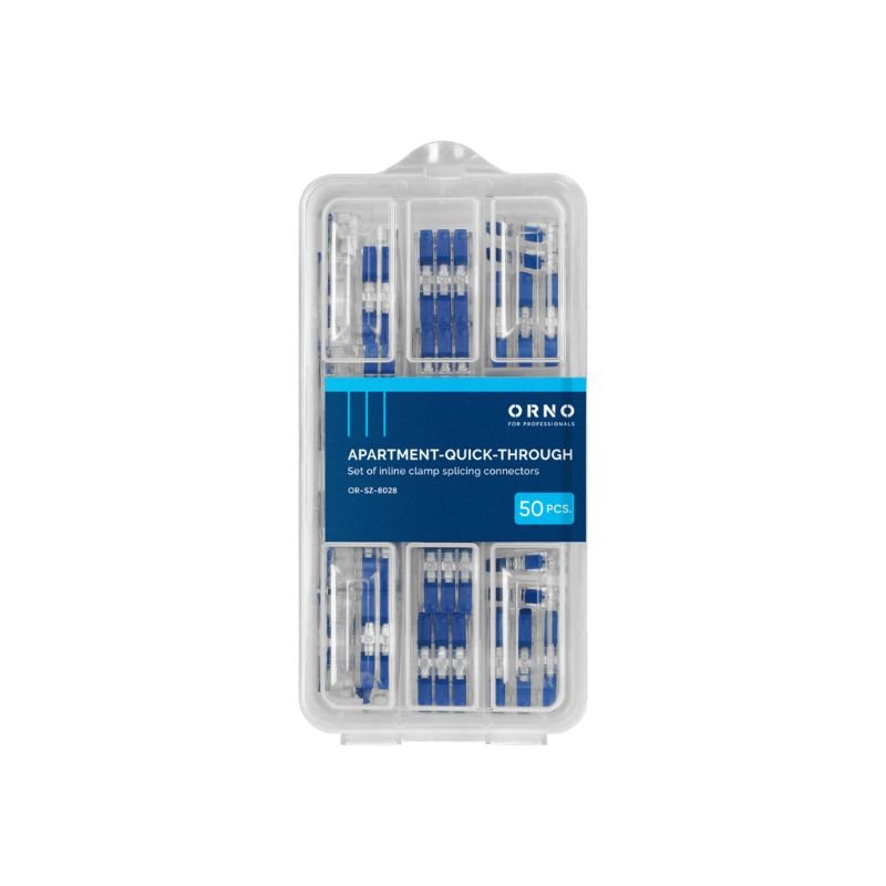 Boîte de 50 Connecteurs Bout à Bout (24x1 fil, 16x2 fils, 10x3 fils) - Silamp France