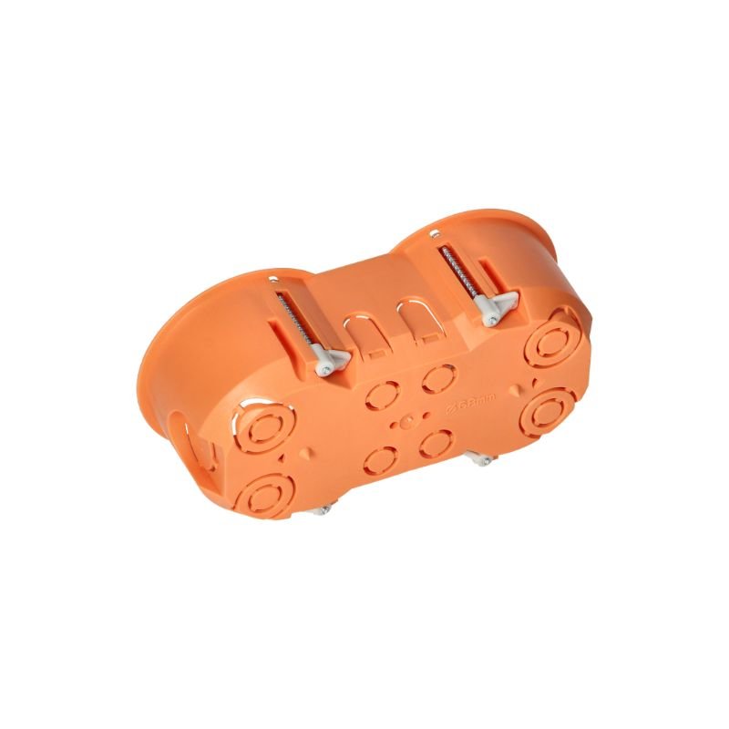 Boîte d'Encastrement Double pour Cloisons 60mm Profondeur - Silamp France