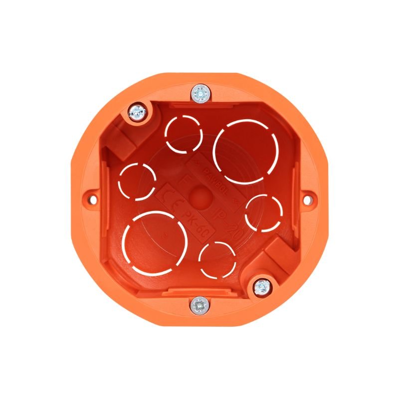 Boîte d'Encastrement pour Cloisons 60mm Profondeur - Octogone - Silamp France