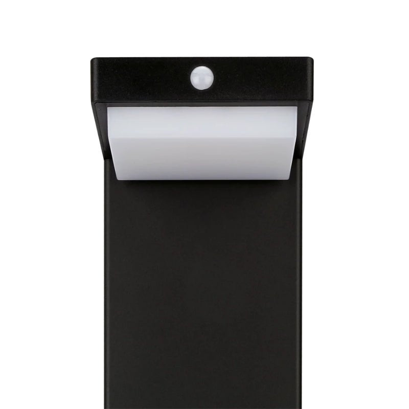 Borne de Jardin Solaire à Piquer 220lm USB - C Carré IP54 Noir - Silamp France
