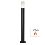 Borne Extérieure LED 1m IP65 220V pour Ampoule E27 - Pack de 6