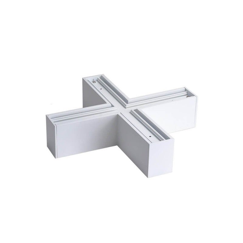 Connecteur 15W pour Luminaire Suspendu Interconnectable en X BLANC - Silamp France