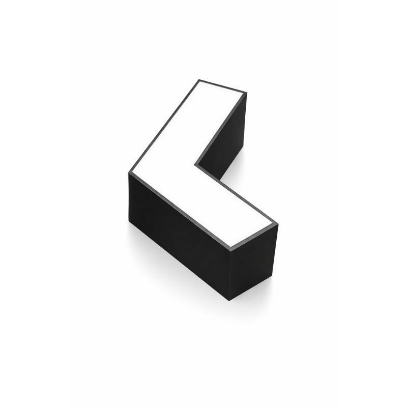 Connecteur L 120° 8W pour Suspension Linéaire Interconnectable NOIR - Silamp France