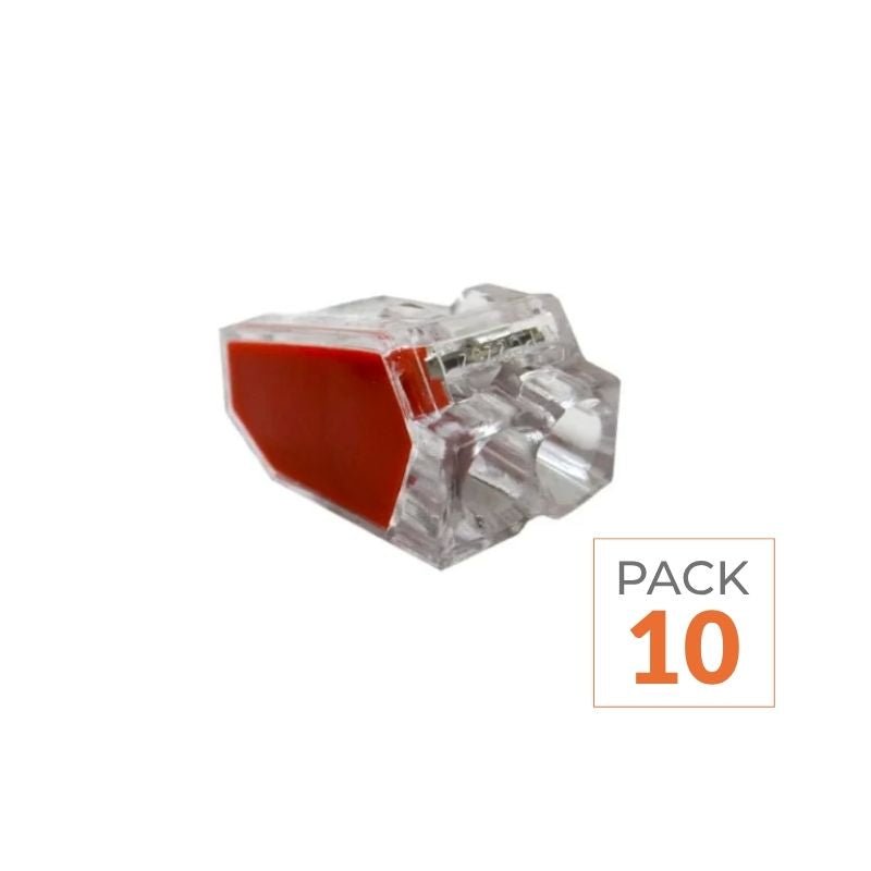 Connecteur Rapide 2 Entrées 450V 24A (Pack de 10) - Silamp France