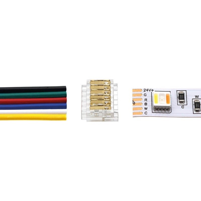 Connecteur Rapide pour Ruban LED 6 fils 12mm - Silamp France