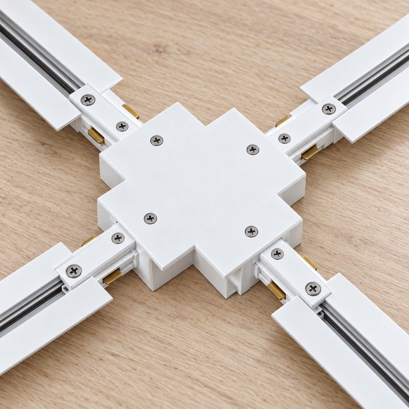 Connecteur X Rail Encastrable Monophasé Blanc - Silamp France