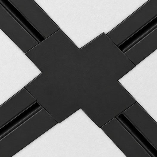 Connecteur X Rail Encastrable Triphasé Noir - Silamp France
