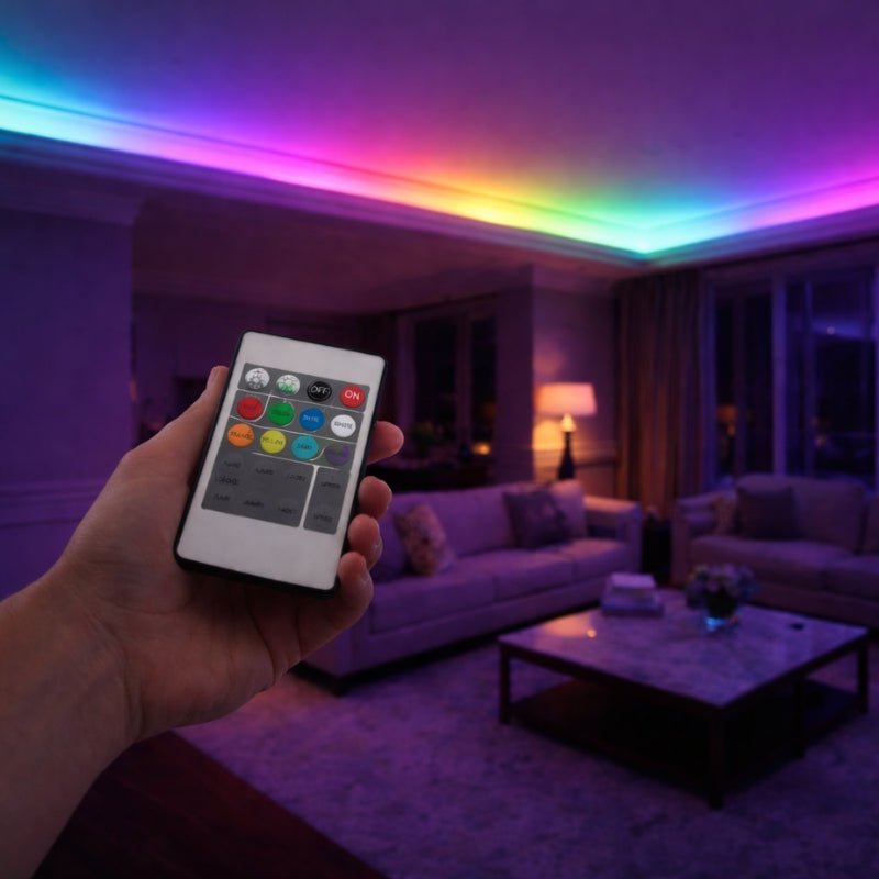 Contrôleur RGB & Alimentation pour Ruban LED 220V RGB - Silamp France