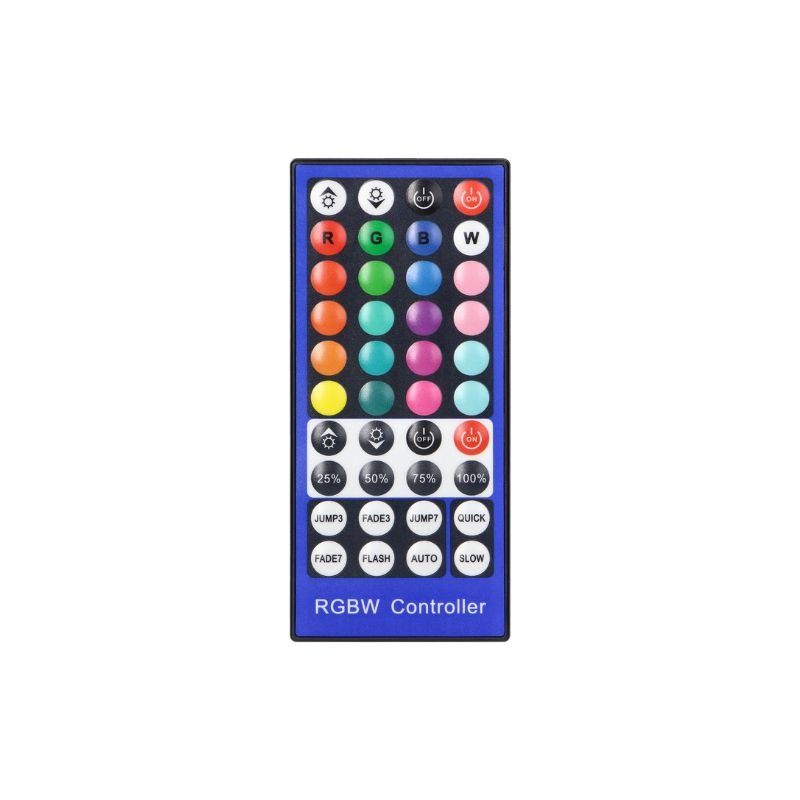 Contrôleur RGBW RF & Télécommande pour Ruban 12 - 24V - Silamp France