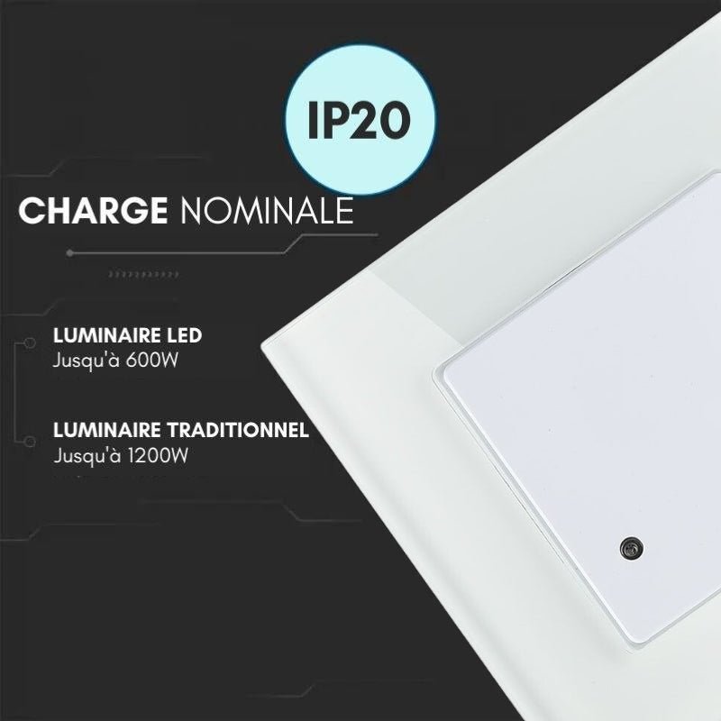 Détecteur de Mouvement Encastrable Micro Ondes Blanc - Silamp France