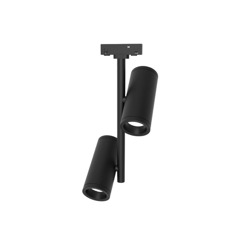 Double Spot LED 2x7W pour Rail Magnétique M05 48V - Silamp France