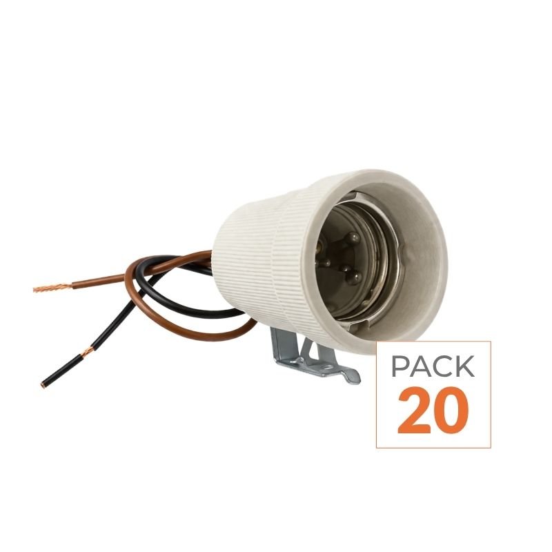 Douille E27 (Pack de 20) - Silamp France