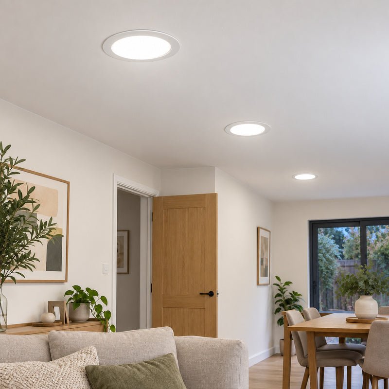 Downlight Dalle LED Ronde Ø229mm 18W Dimmable Blanc CCT - Pack de 10 - Silamp France