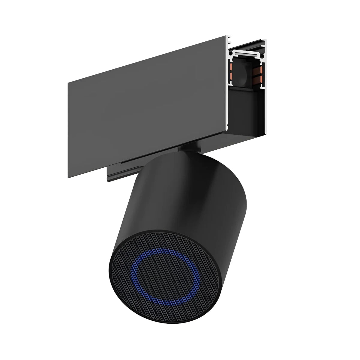 Enceinte Bluetooth 10W sur Rail Magnétique 48V Noir - Silamp France