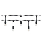 Guirlande Guinguette LED 220V 10M avec 10 Ampoules E27 1W Raccordable - Blanc Chaud 2300K - 3500K