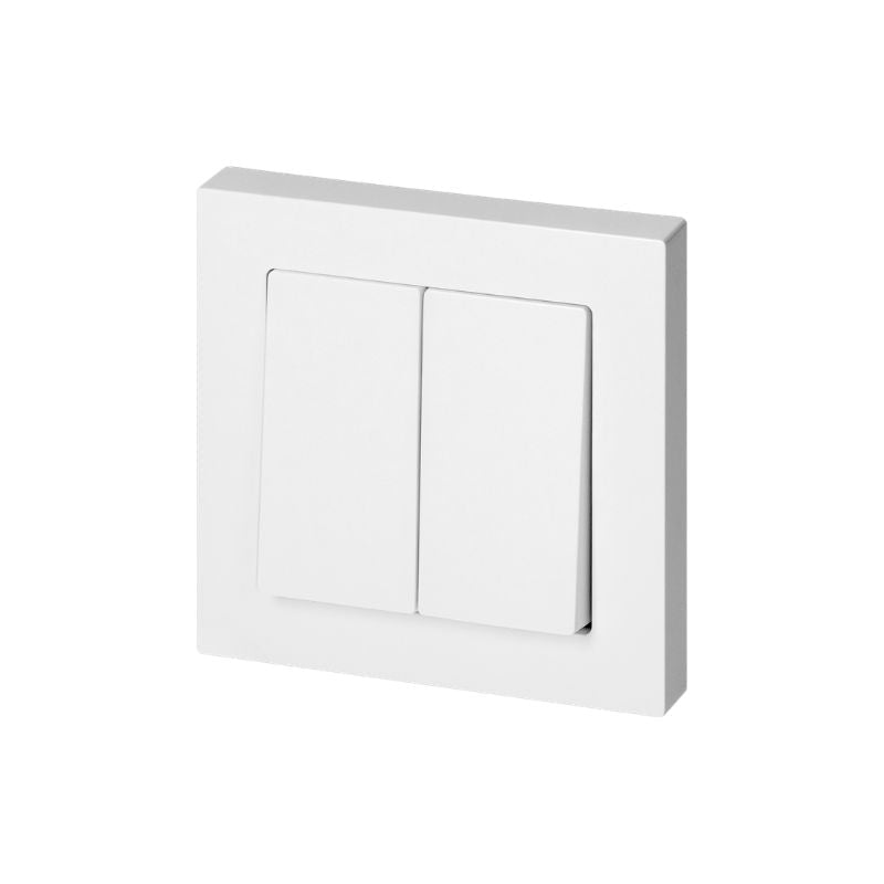Interrupteur Double Encastré 10A 250V - Blanc - Silamp France