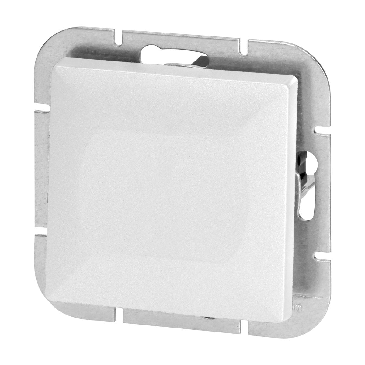 Interrupteur Mural Simple Encastré 10A - Blanc mat - Silamp France