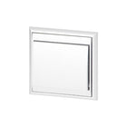 Interrupteur Mural Va-et-Vient Classique Encastré 10A + Plaque de Finition Simple - Blanc