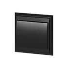 Interrupteur Mural Va-et-Vient Classique Encastré 10A + Plaque de Finition Simple - Noir